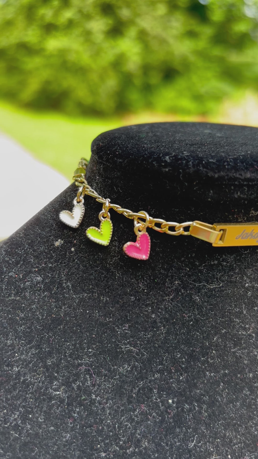 Kids Heart Charm Bracelet