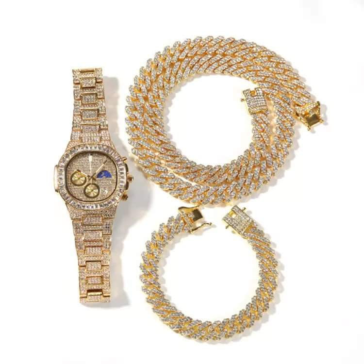 SO ICEY GIRL SET-GOLD