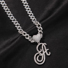 Load image into Gallery viewer, Cursive Heart Initial Letter
