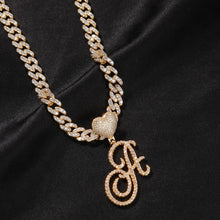 Load image into Gallery viewer, Cursive Heart Initial Letter
